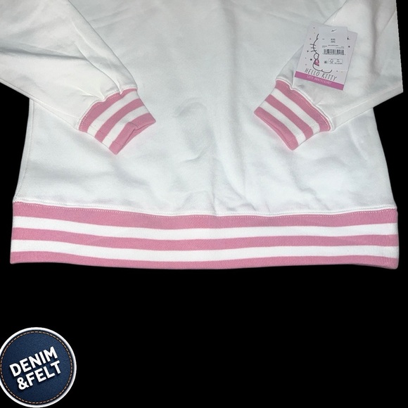 Hello Kitty Womens 50th Anniversary Embroidered Graphic Sweatshirt/Pullover| NEW - Picture 8 of 14